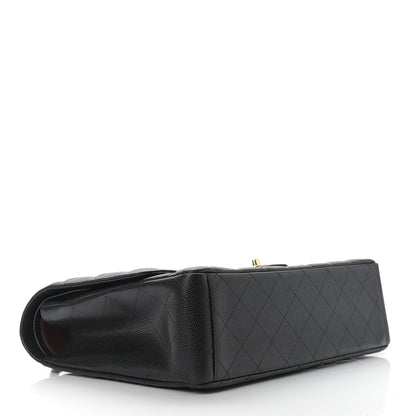Chanel Caviar Quilted Maxi Double Flap Black 3 of 10