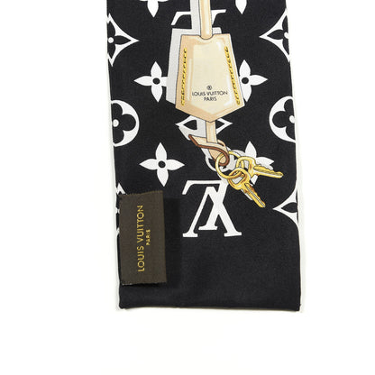 Louis Vuitton Silk Monogram Confidential Bandeau Black 3 of 4