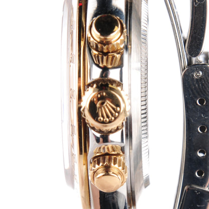 Rolex Stainless Steel 18K Yellow Gold Mother of Pearl 40mm Oyster Perpetual Cosmograph Daytona Watch 116523 5 of 9