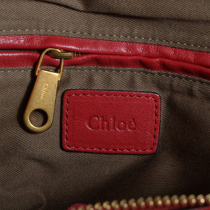 Chloe Calfskin Medium Marcie Satchel Garnet 6 of 10