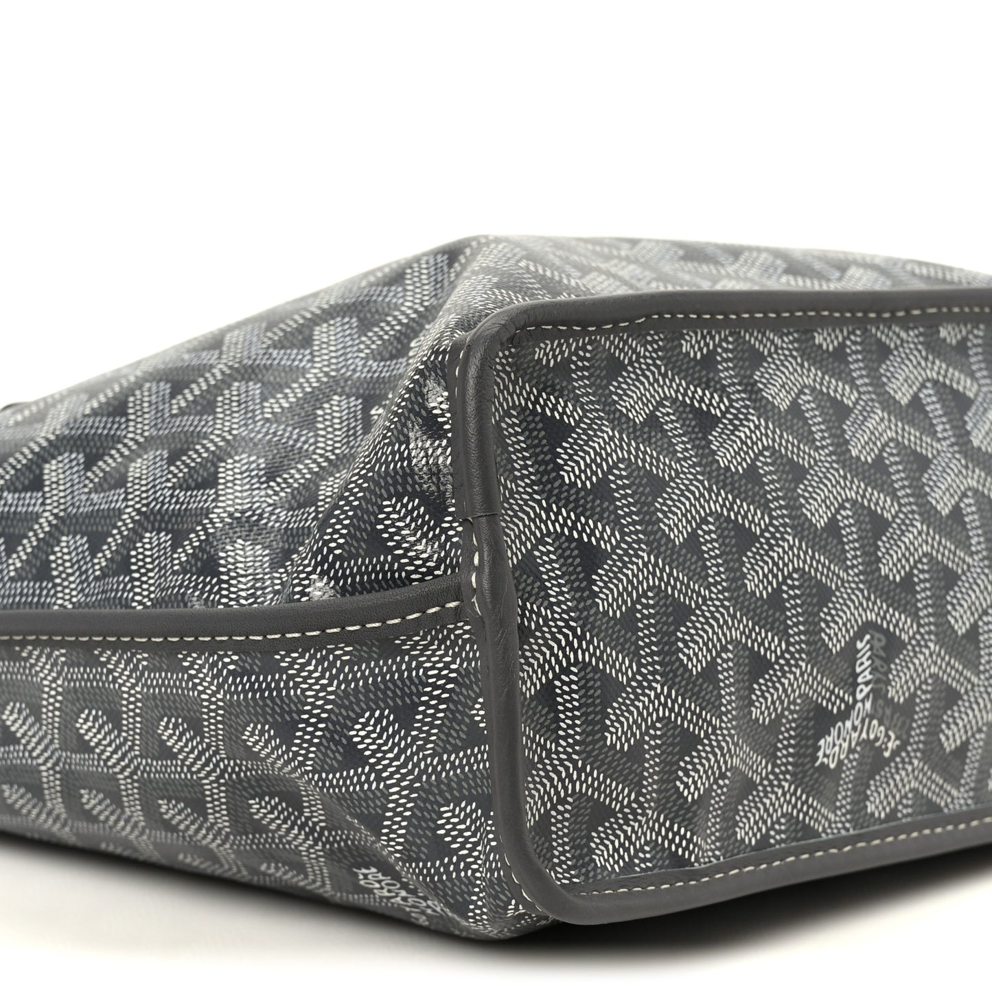 Goyardine Reversible Mini Anjou Grey
