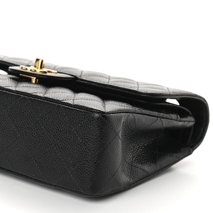 Chanel Caviar Quilted Small Double Flap Black 9 of 9