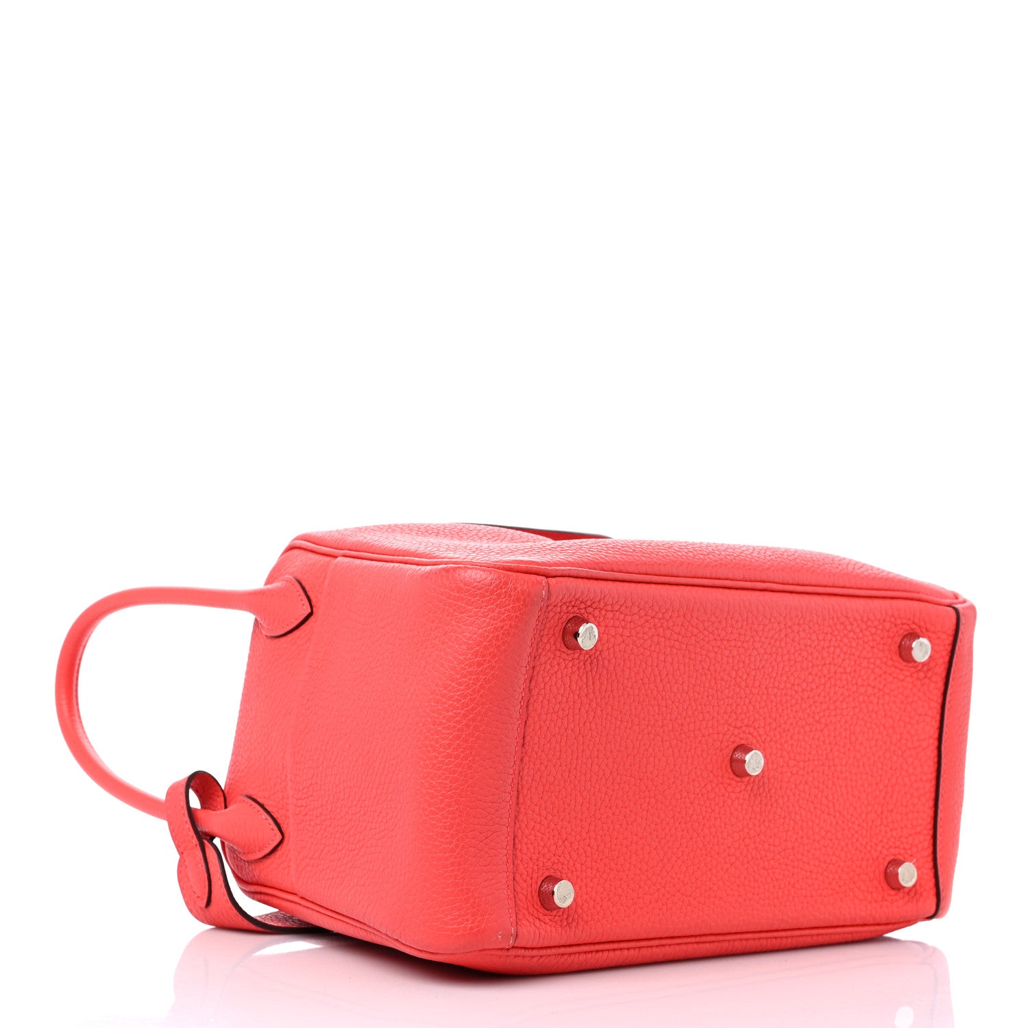 Hermes Taurillon Clemence Lindy 26 Rouge Pivoine 4 of 11