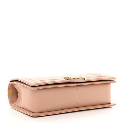 Chanel Caviar Quilted New Medium Boy Flap Beige 4 of 11