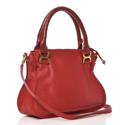 Chloe Calfskin Medium Marcie Satchel Red 4 of 11