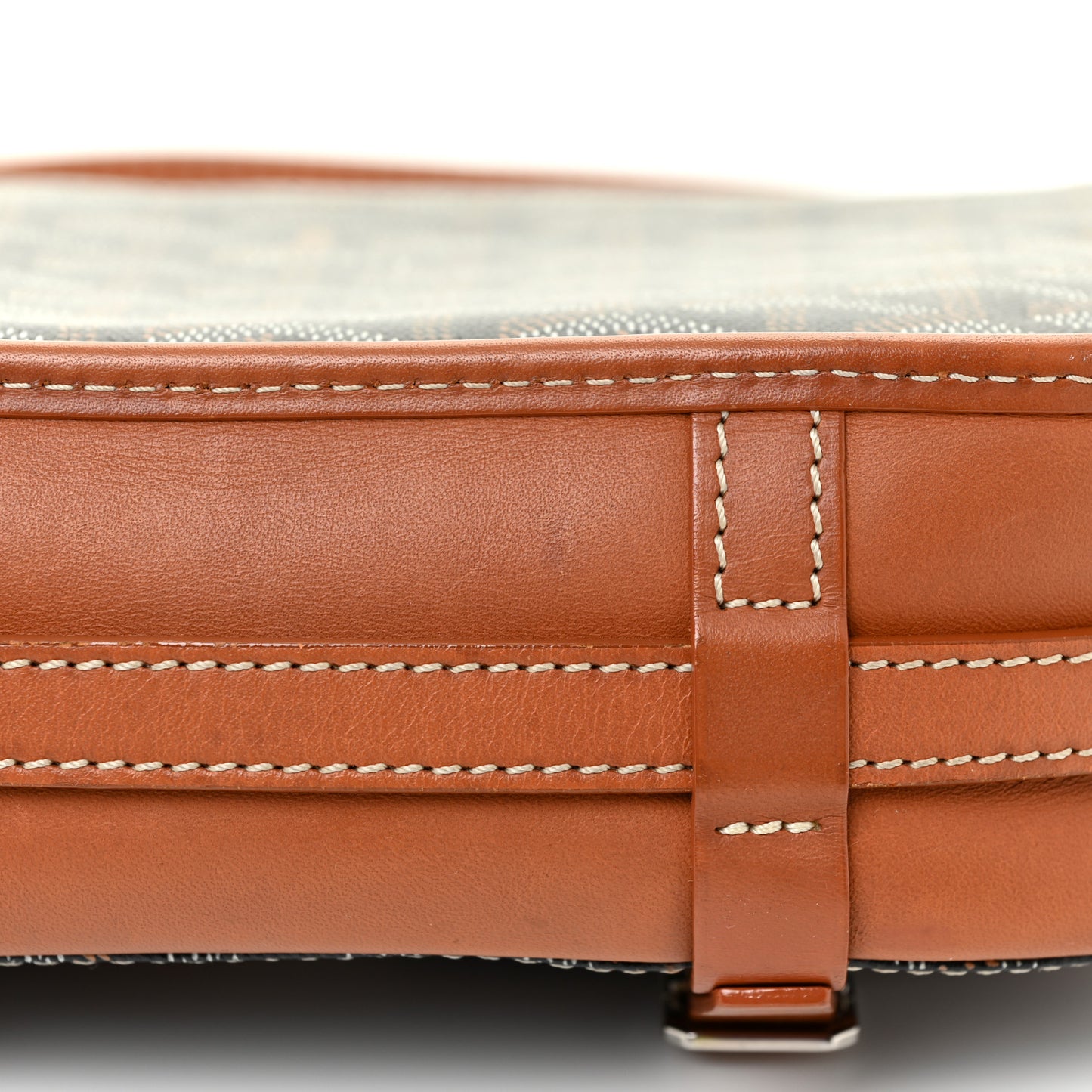 Goyardine Belvedere PM Messenger Bag Black Gold