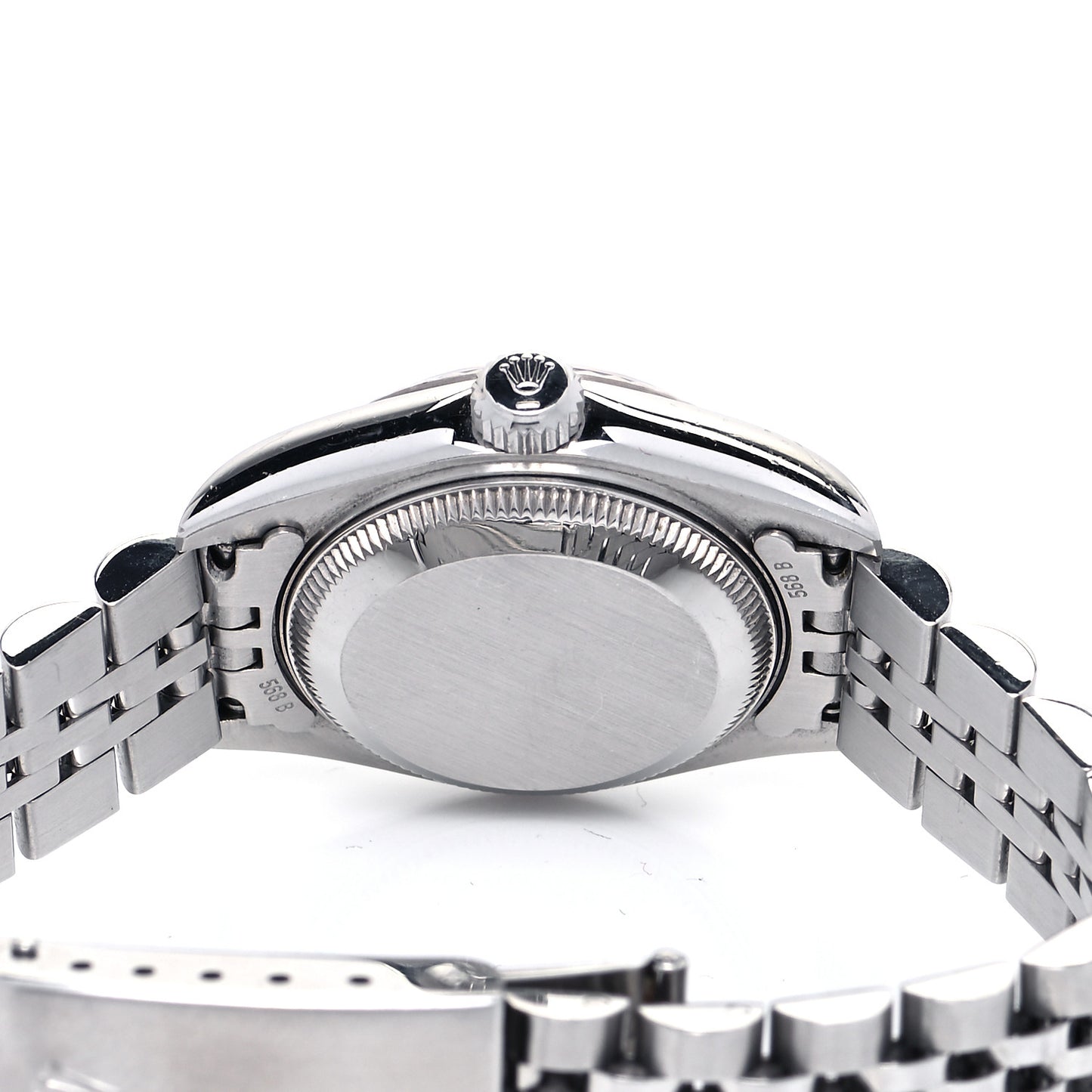 Stainless Steel 18K White Gold Diamond 26mm Oyster Perpetual Datejust Watch Blue Gradient 79174