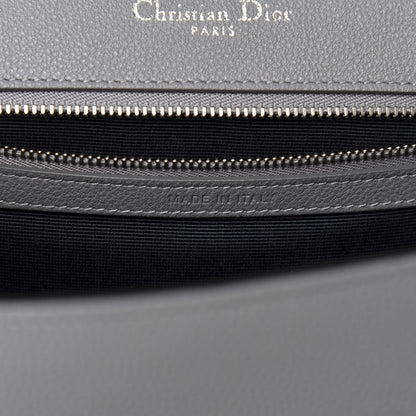 Christian Dior Grained Calfskin Medium Diorama Flap Bag Gris 9 of 11