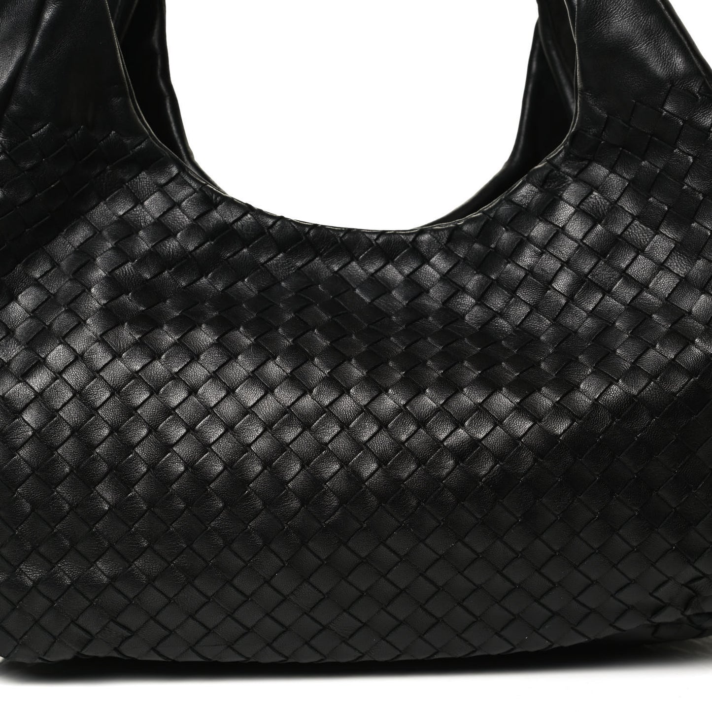 Nappa Intrecciato Medium Campana Black