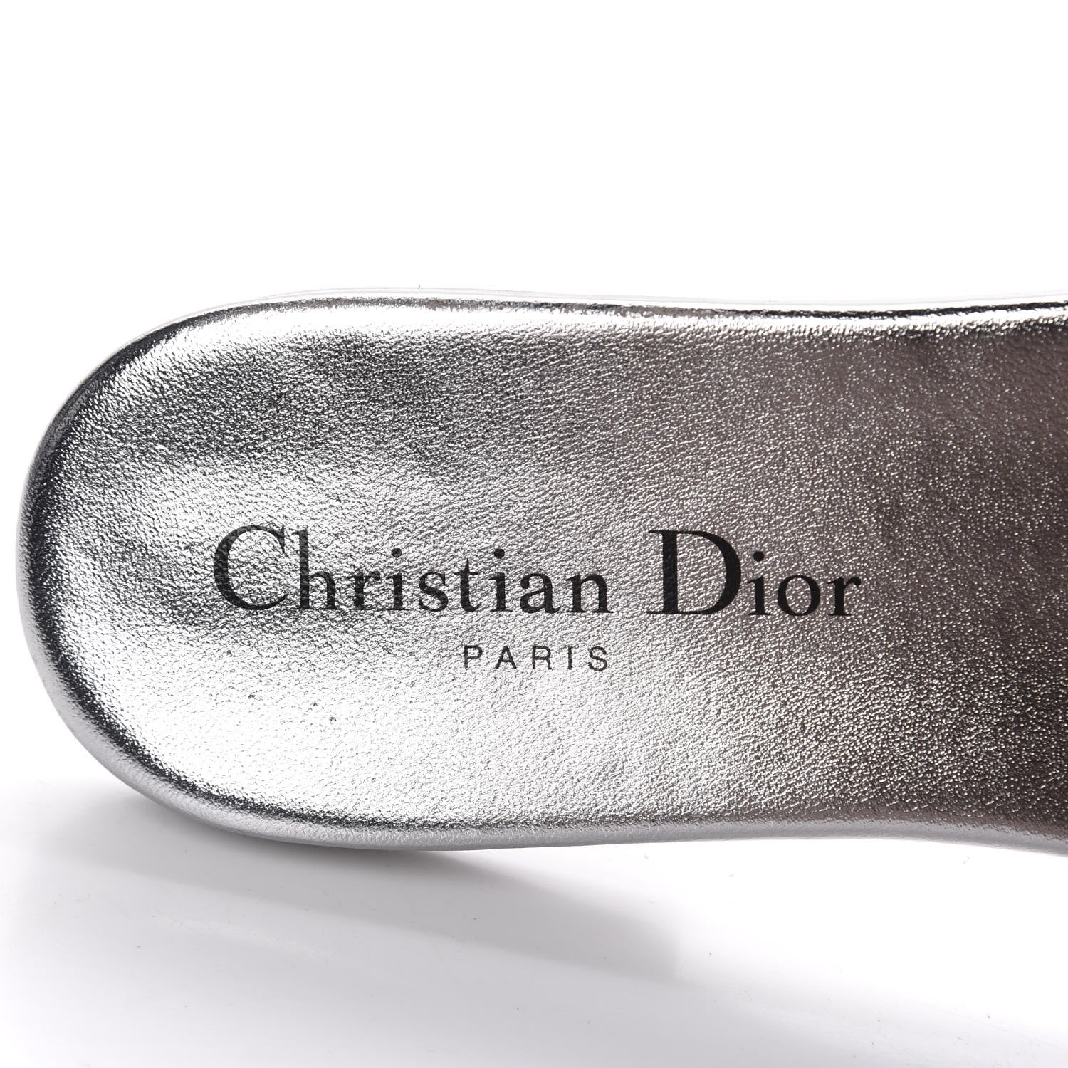 Christian Dior Canvas Metallic Embroidered Dway Mules Slide Sandals 37.5 Multicolor 7 of 9