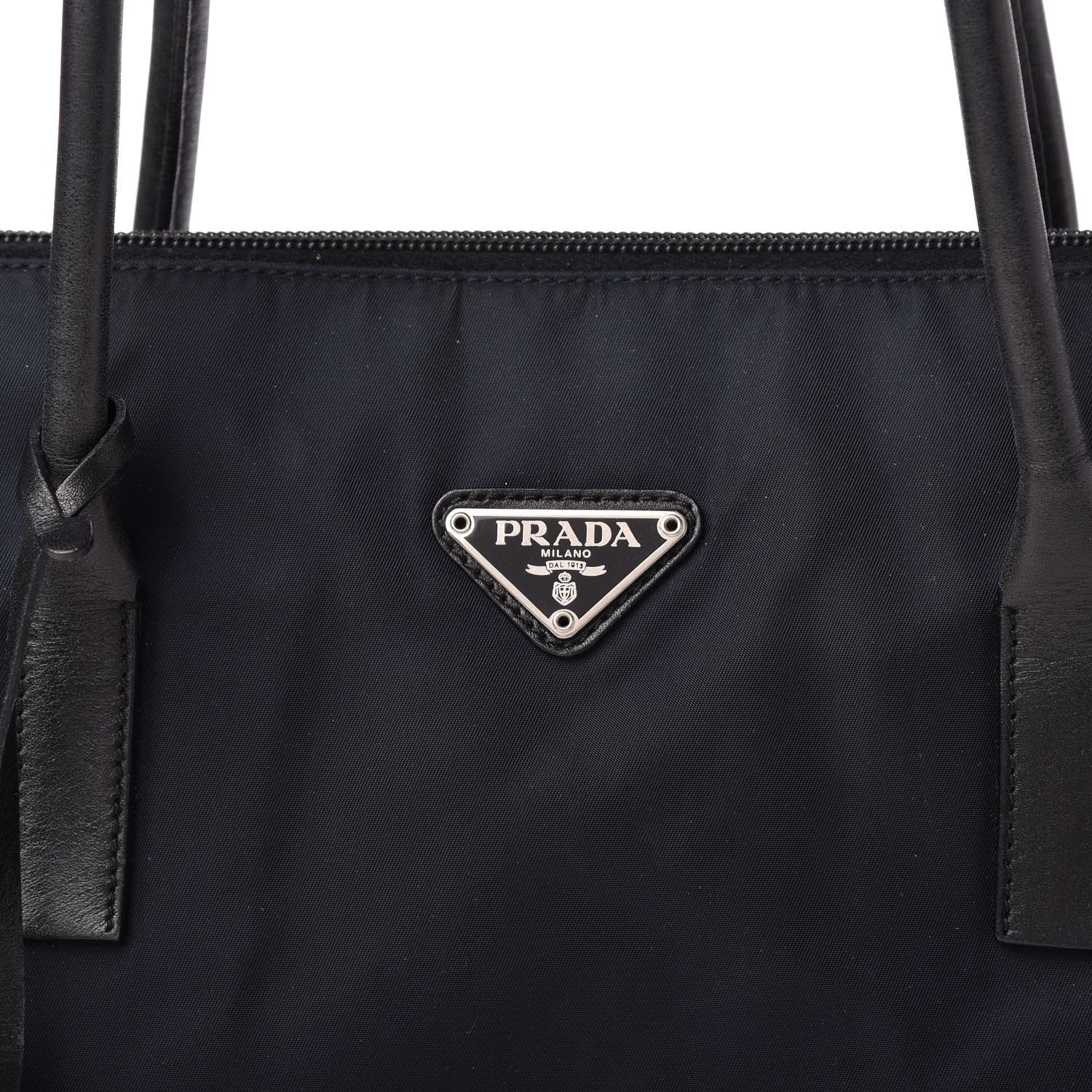 Prada Tessuto Nylon Shoulder Bag Blue 10 of 11
