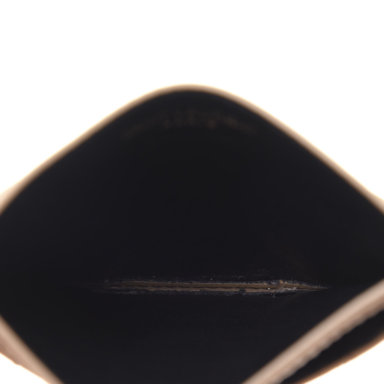 Saint Laurent Grain De Poudre Matelasse Chevron Monogram Credit Card Case Nude Powder 5 of 10