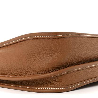 Hermes Taurillon Clemence EVELYNE III PM Gold 9 of 13
