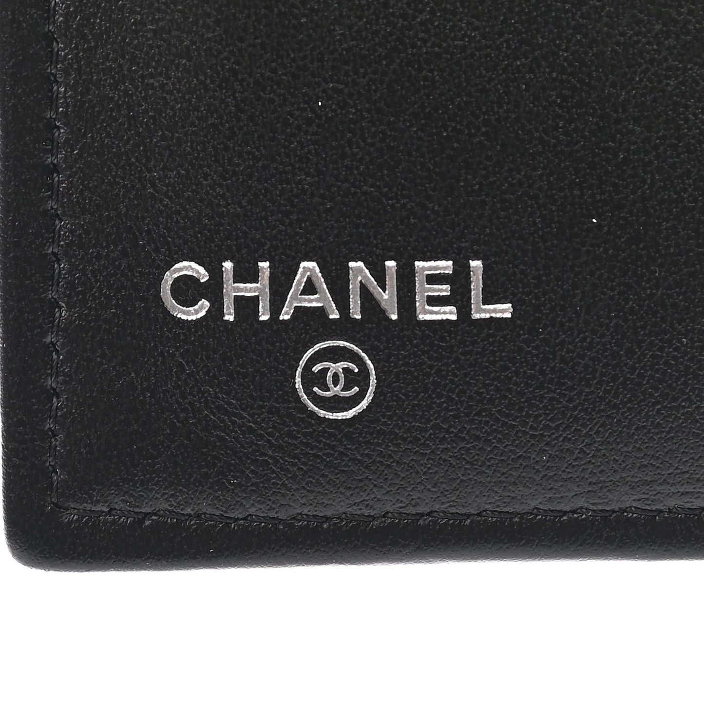 Caviar Chevron Quilted Medium Boy Flap Wallet Black