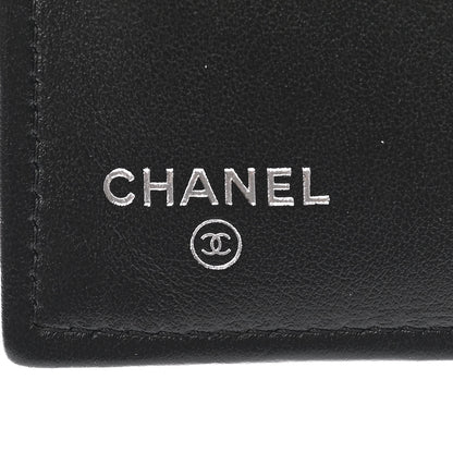 Chanel Caviar Chevron Quilted Medium Boy Flap Wallet Black 6 of 7
