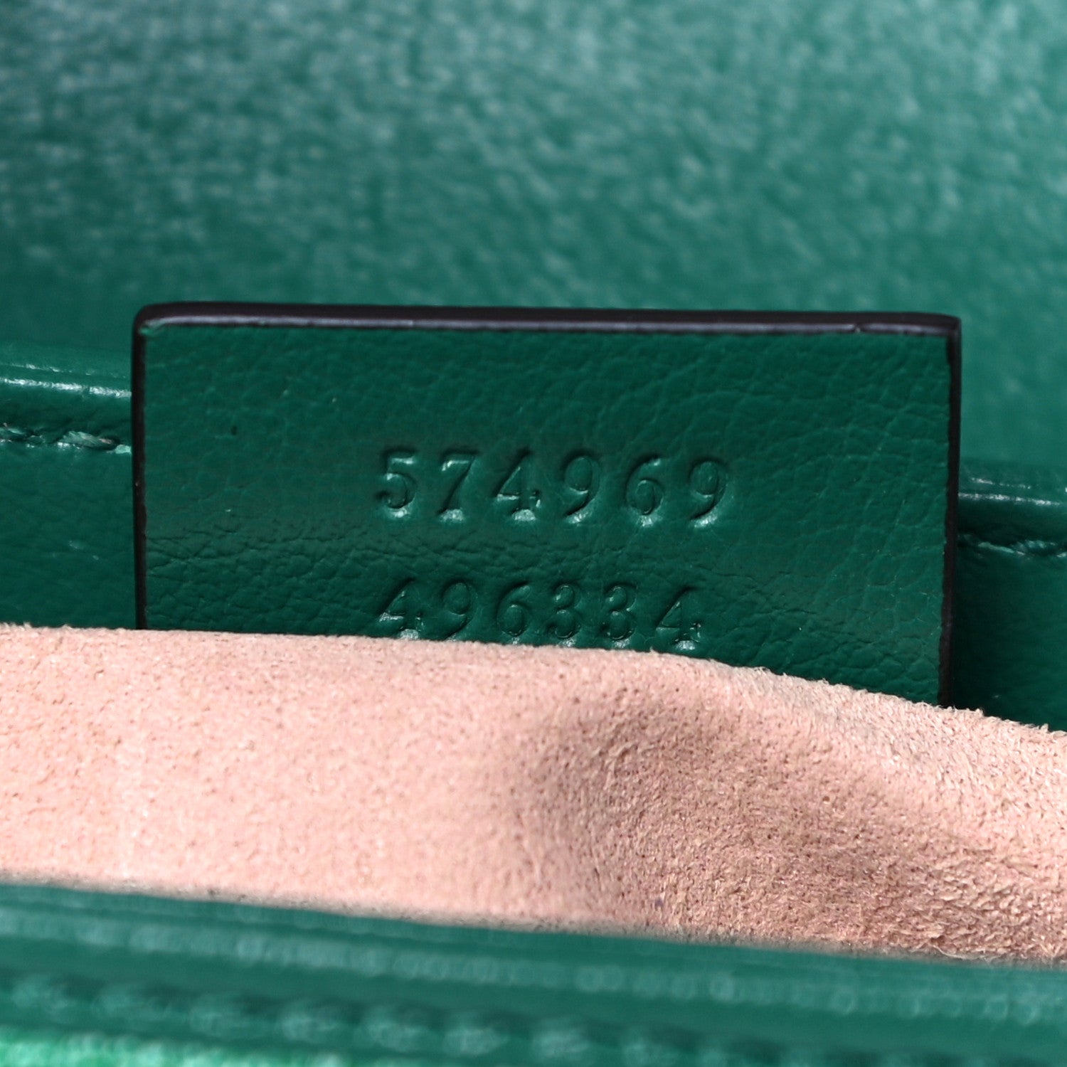 Gucci Azalea Calfskin Enamel Matelasse Diagonal Super Mini Torchon GG Marmont Shoulder Bag New Shamarock Emerald 7 of 11