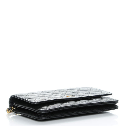 Chanel Caviar Quilted Wallet On Chain WOC Black 4 of 9