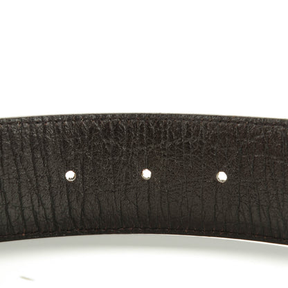 Gucci GG Plus Monogram Interlocking G Belt 85 34 Dark Brown 3 of 6