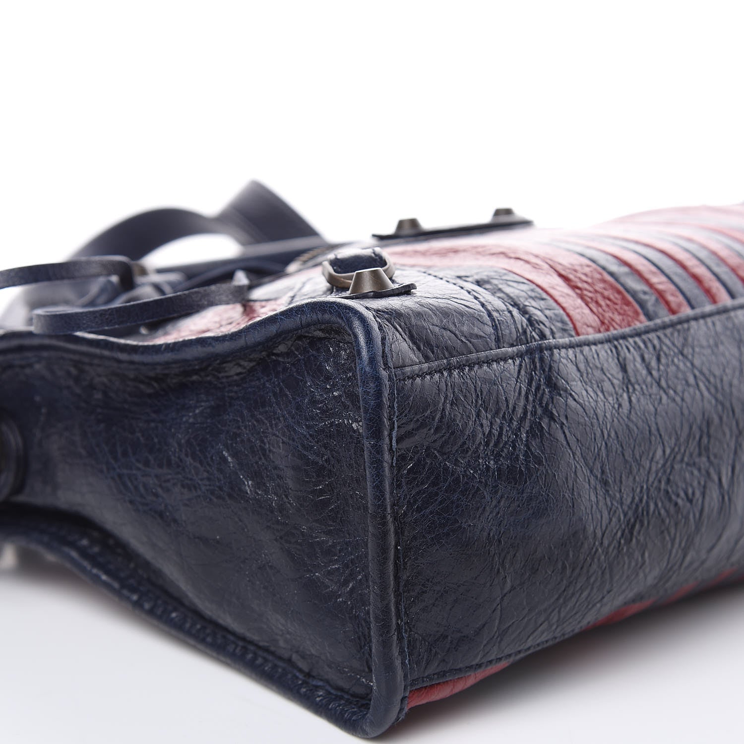 Balenciaga Veau Arena Multicolore Classic Hardware S City Bleu Nuit Rouge 8 of 10