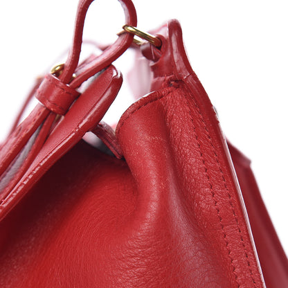 Saint Laurent Calfskin Small Classic Y Cabas Rouge Orient 15 of 15