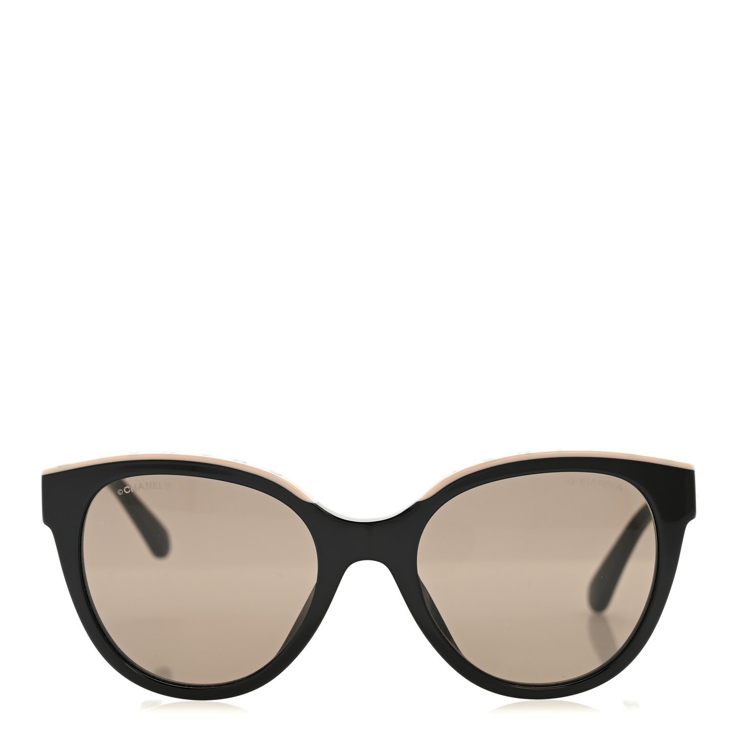 Acetate CC Butterfly Sunglasses 5414 Black Beige