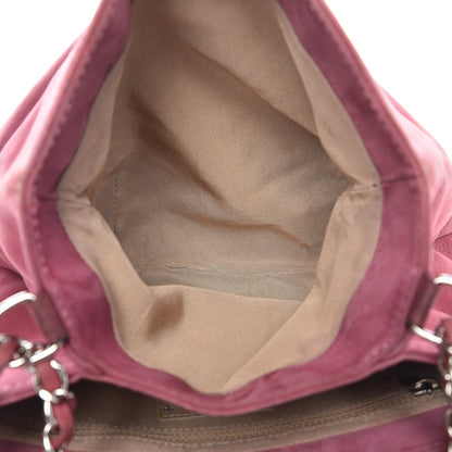 Chanel Suede Quilted Mini Trianon Messenger Flap Pink 5 of 9
