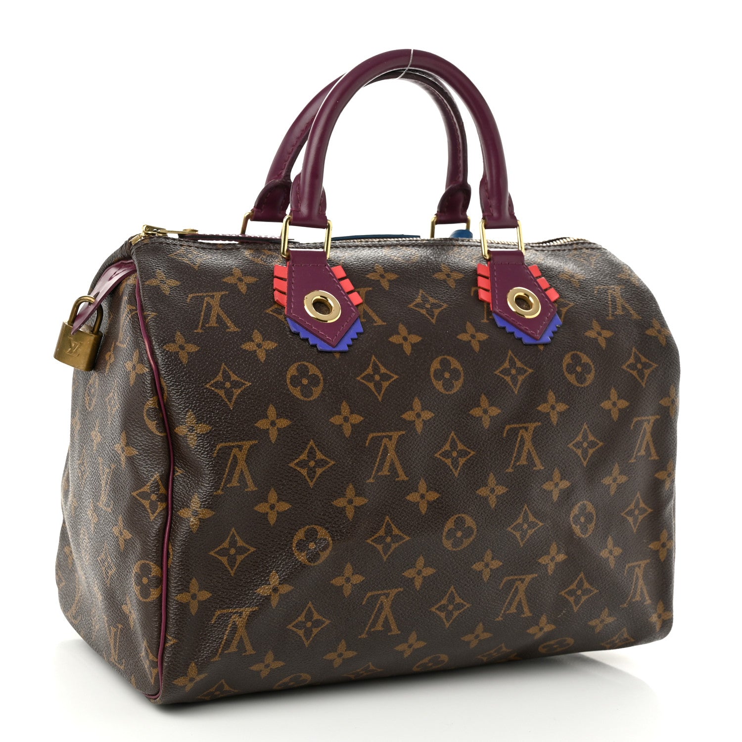 Louis Vuitton Monogram Totem Speedy 30 Magenta 3 of 9
