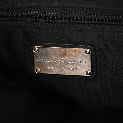 Salvatore Ferragamo Calfskin Fanisa Gancini Hobo Black 6 of 10