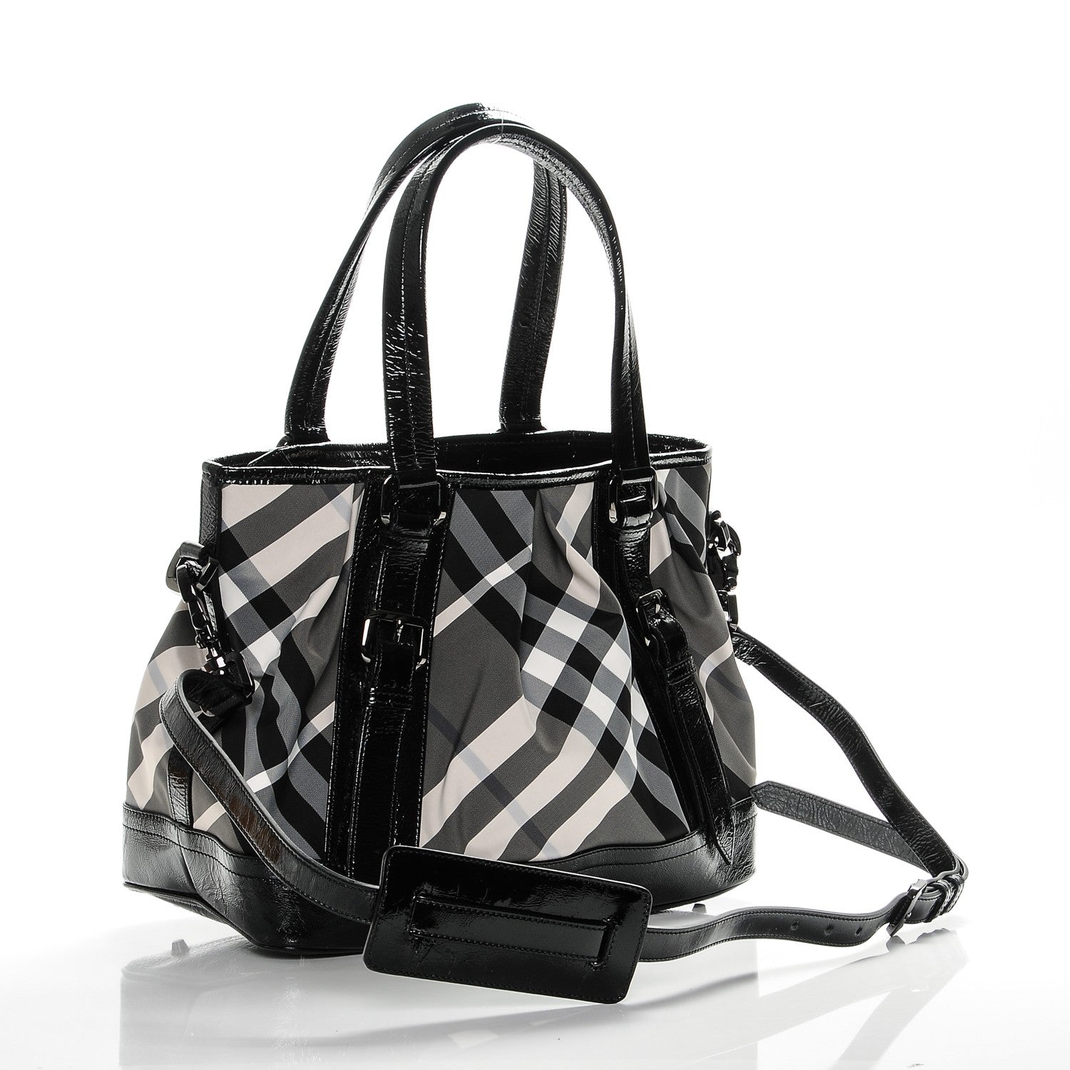 Burberry Nylon Beat Check Lowry Black 3 of 8