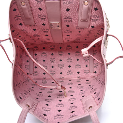 MCM Visetos Medium Liz Reversible Shopper Tote Soft Pink 15 of 16