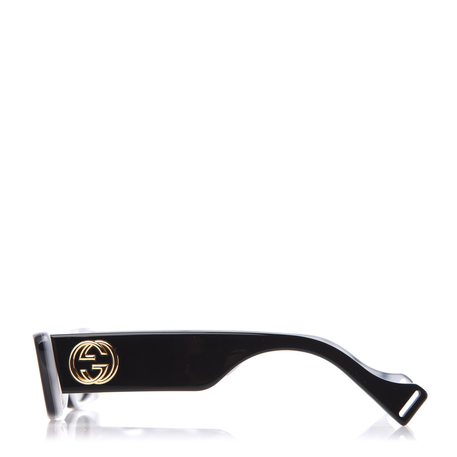 Gucci Acetate Rectangular Sunglasses GG0516S Black 3 of 8