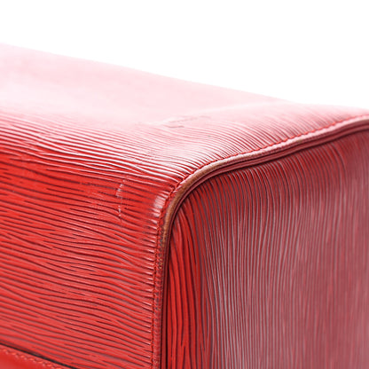 Louis Vuitton Epi Speedy 30 Castillan Red 7 of 10