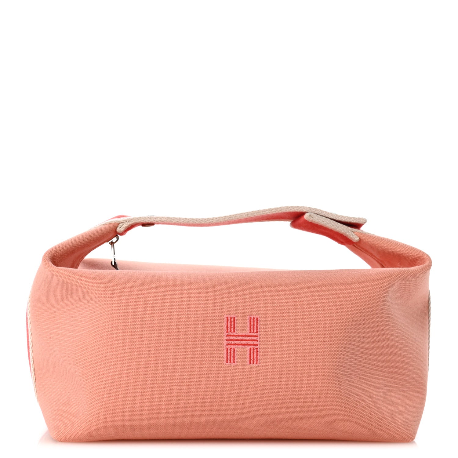 Hermes Canvas Large Bride-A-Brac Pouch Goyave 1 of 9