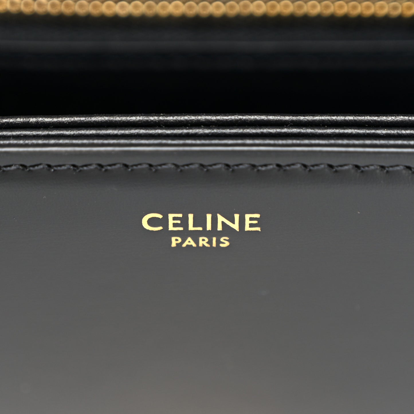 Shiny Calfskin Teen Triomphe Black