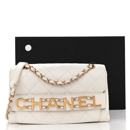 Chanel Calfskin Quilted Small Enchained Flap White 11 of 11