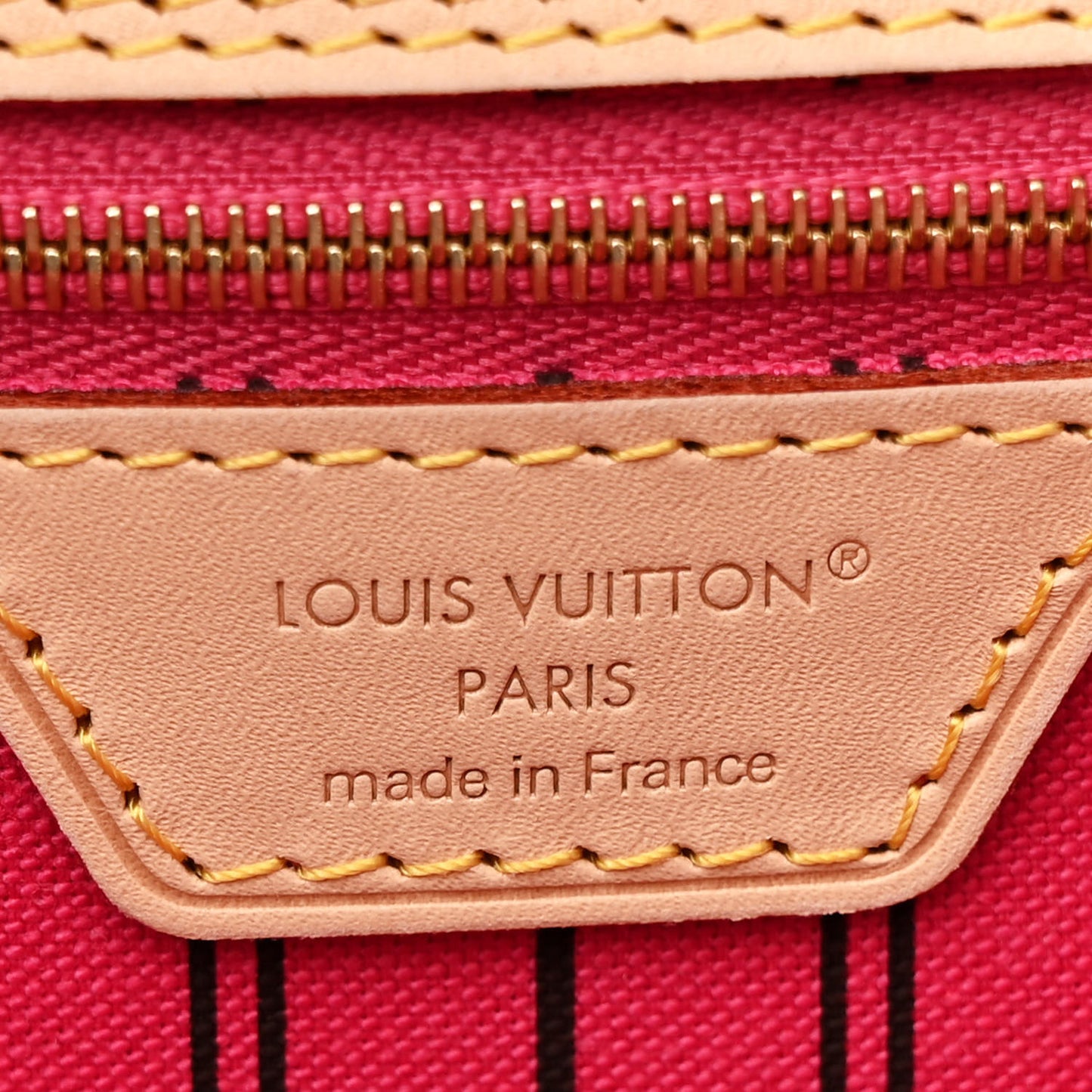 Monogram Inside Out Neverfull Bandouliere MM Rose Pondichery