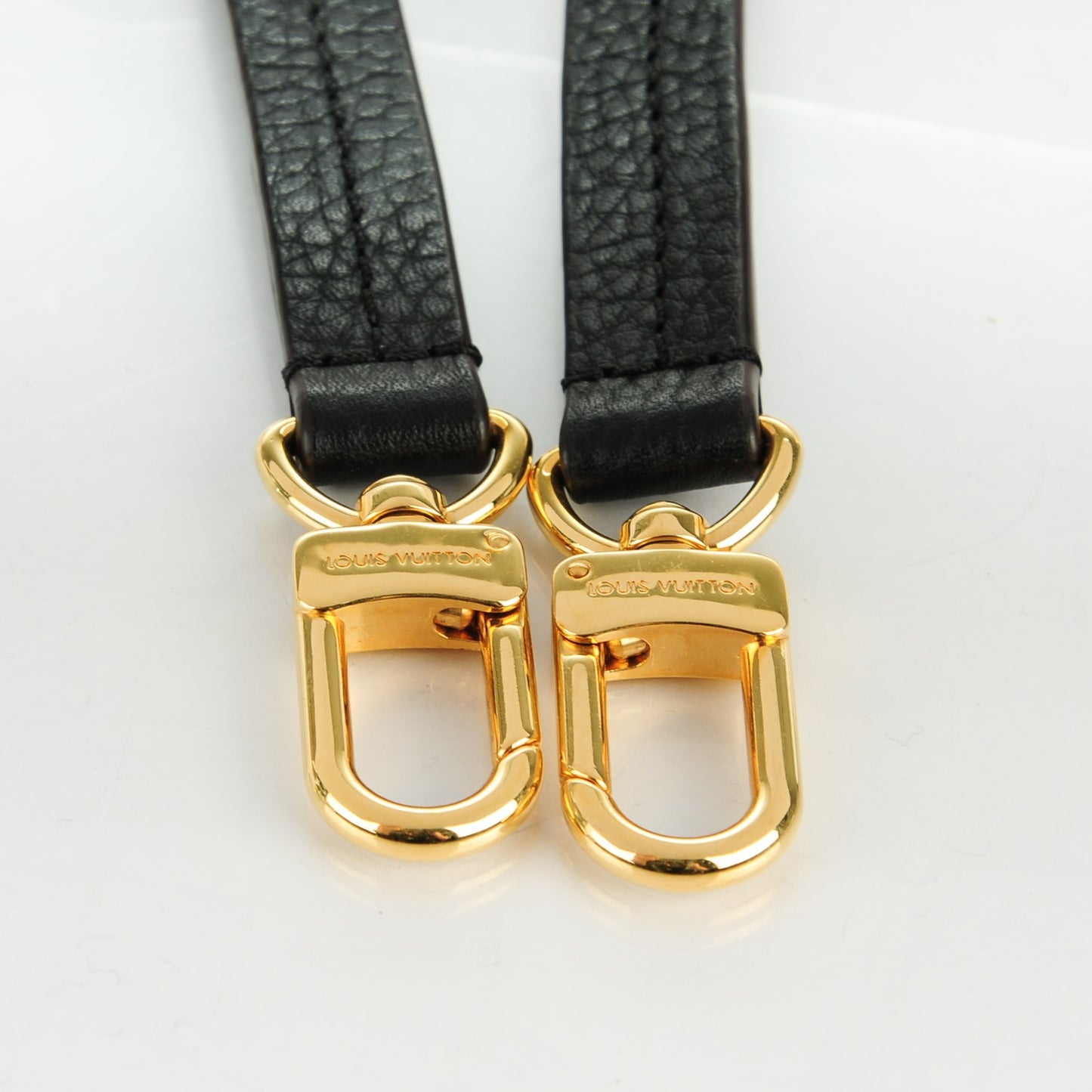 Calfskin Adjustable Retiro NM Shoulder Strap Black