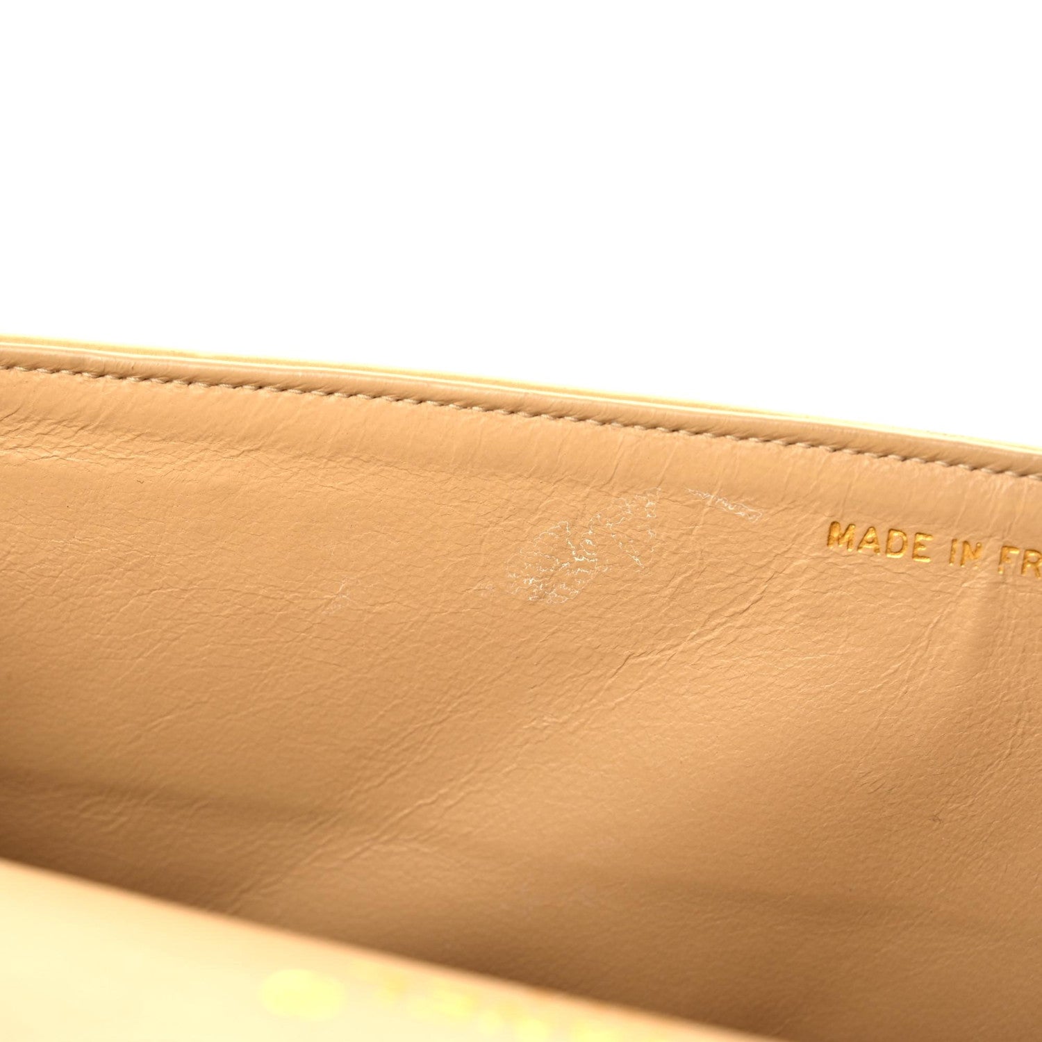 Chanel Lambskin Quilted Small Double Flap Beige 15 of 19
