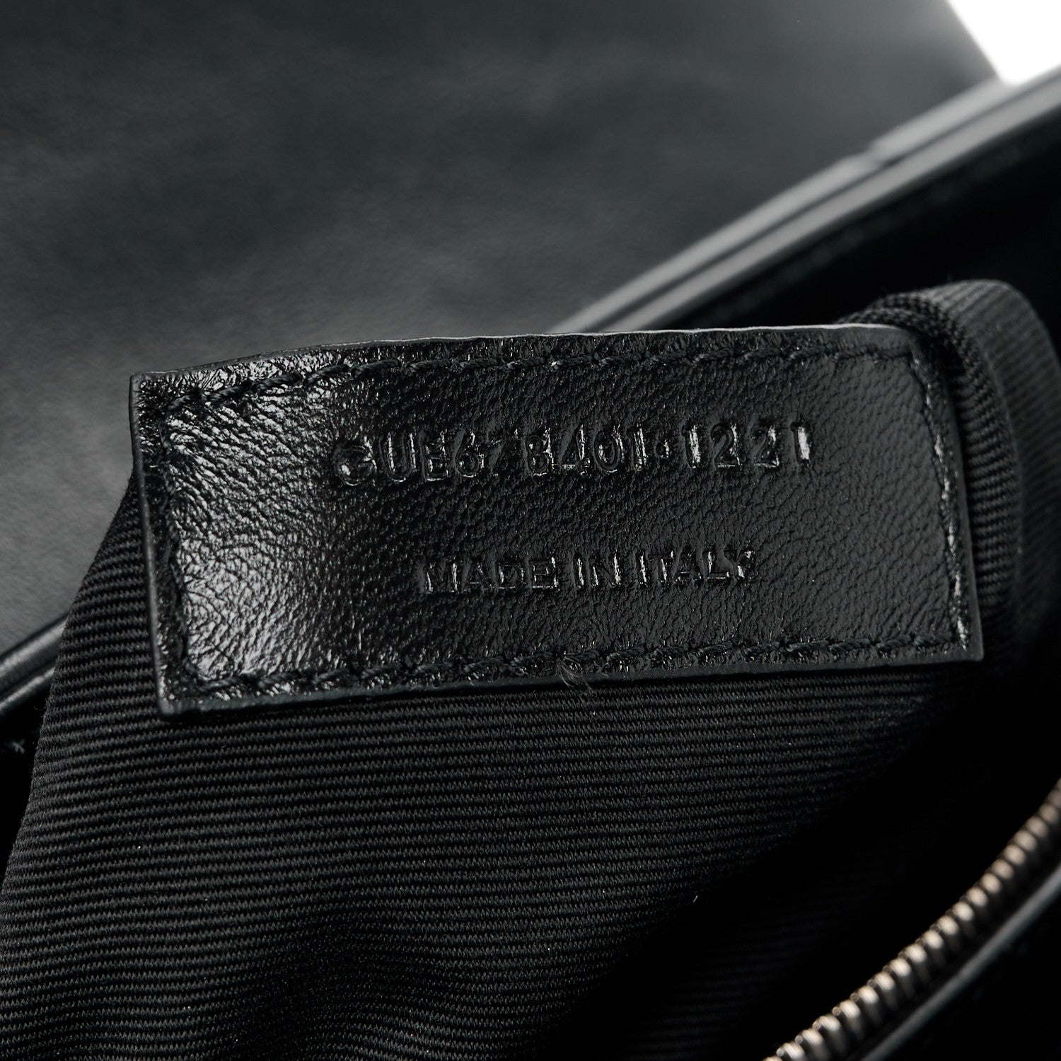 Saint Laurent Calfskin Y Quilted Monogram Toy Loulou Crossbody Bag Black 8 of 11