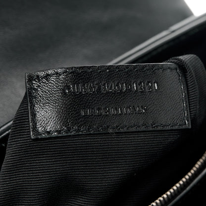 Saint Laurent Calfskin Y Quilted Monogram Toy Loulou Crossbody Bag Black 8 of 11