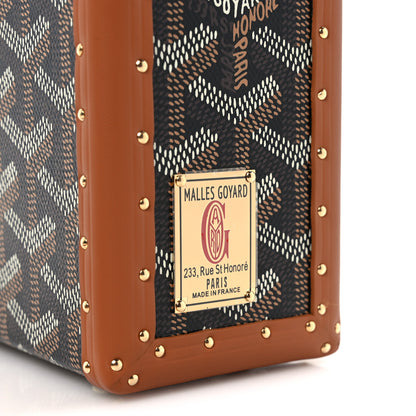 Goyard Goyardine Cassette Trunk Bag Black Gold 7 of 11