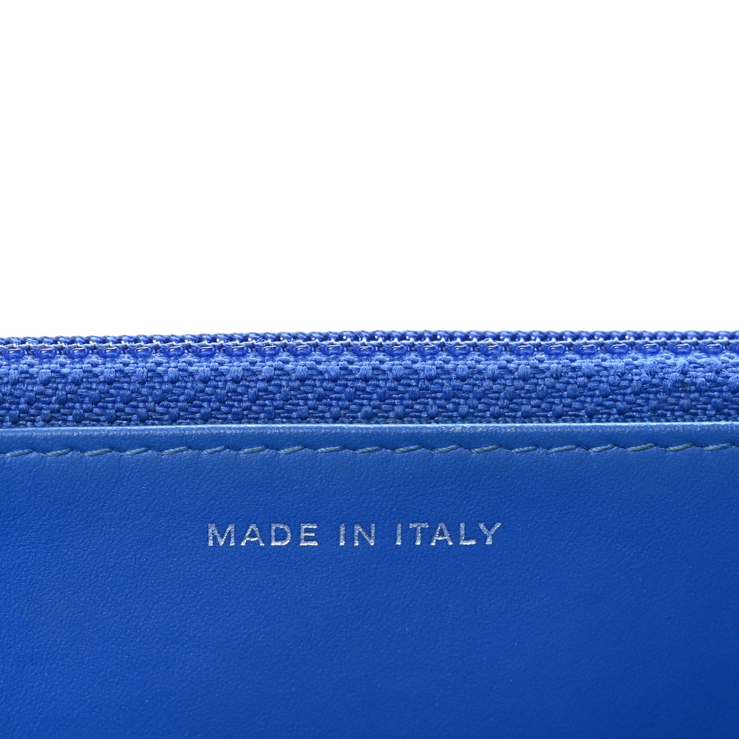 Chanel Caviar Quilted Wallet On Chain WOC Blue 6 of 12