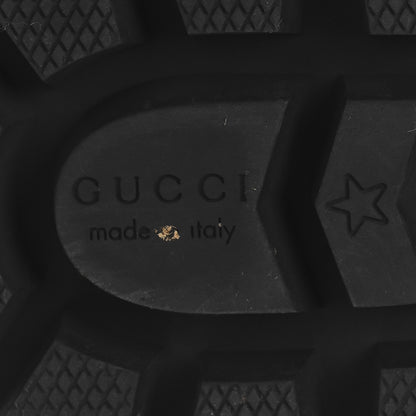 Gucci Calfskin Crystal GG Trip Chelsea Ankle Boots 38.5 Black 8 of 10