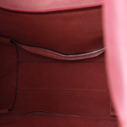 Celine Lambskin Horizontal Bi-Color Cabas Pink Rust 10 of 10