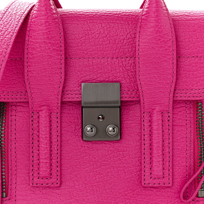3.1 Phillip Lim Textured Calfskin Mini Pashli Satchel Bright Fuchsia 8 of 11