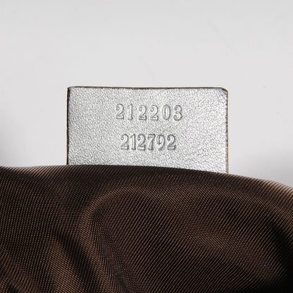 Gucci Guccissima New Britt Wristlet Silver 7 of 7