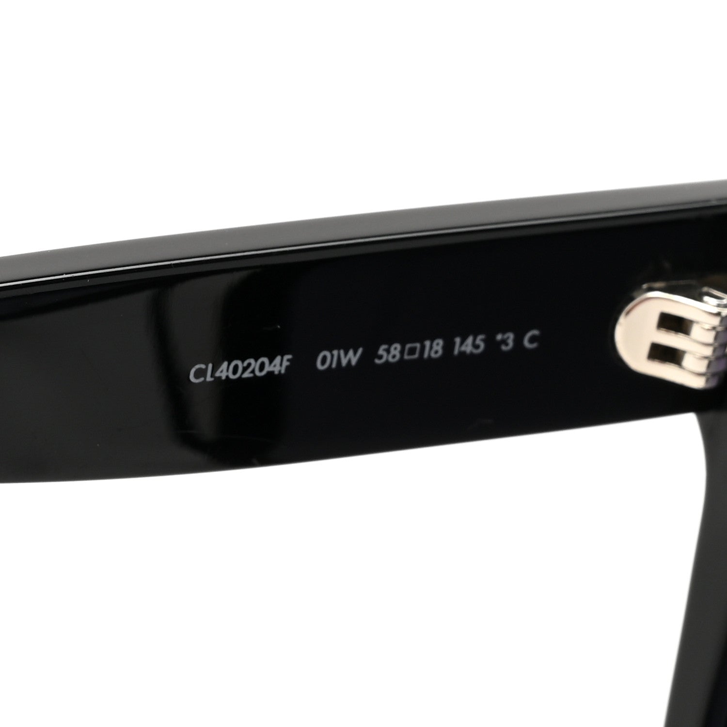 Celine Acetate Sunglasses CL40204F Black 6 of 7