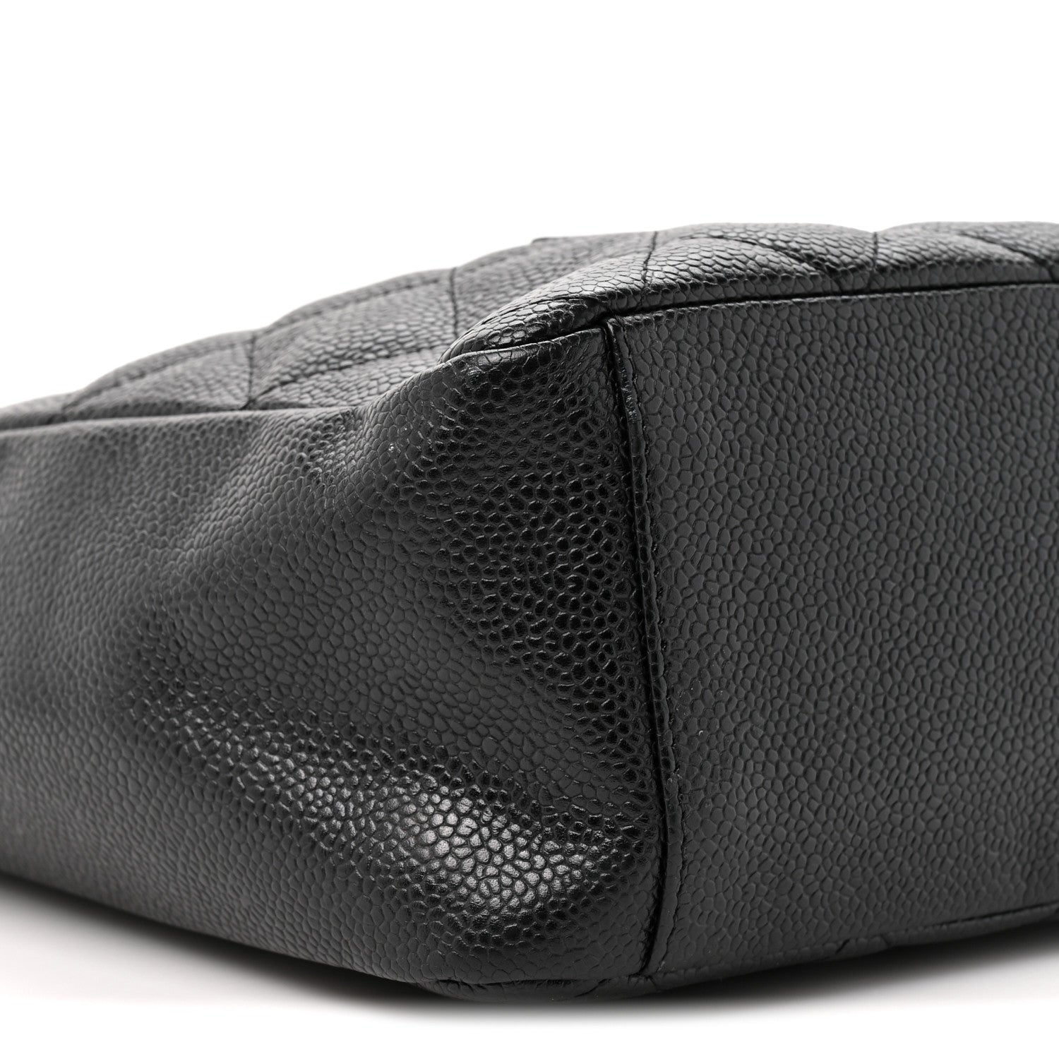 Chanel Caviar Quilted Petit Shopping Tote PST Black 9 of 10