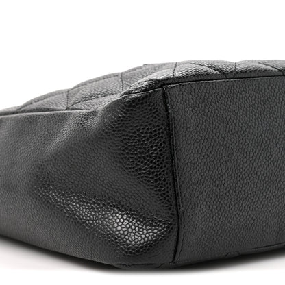Chanel Caviar Quilted Petit Shopping Tote PST Black 9 of 10