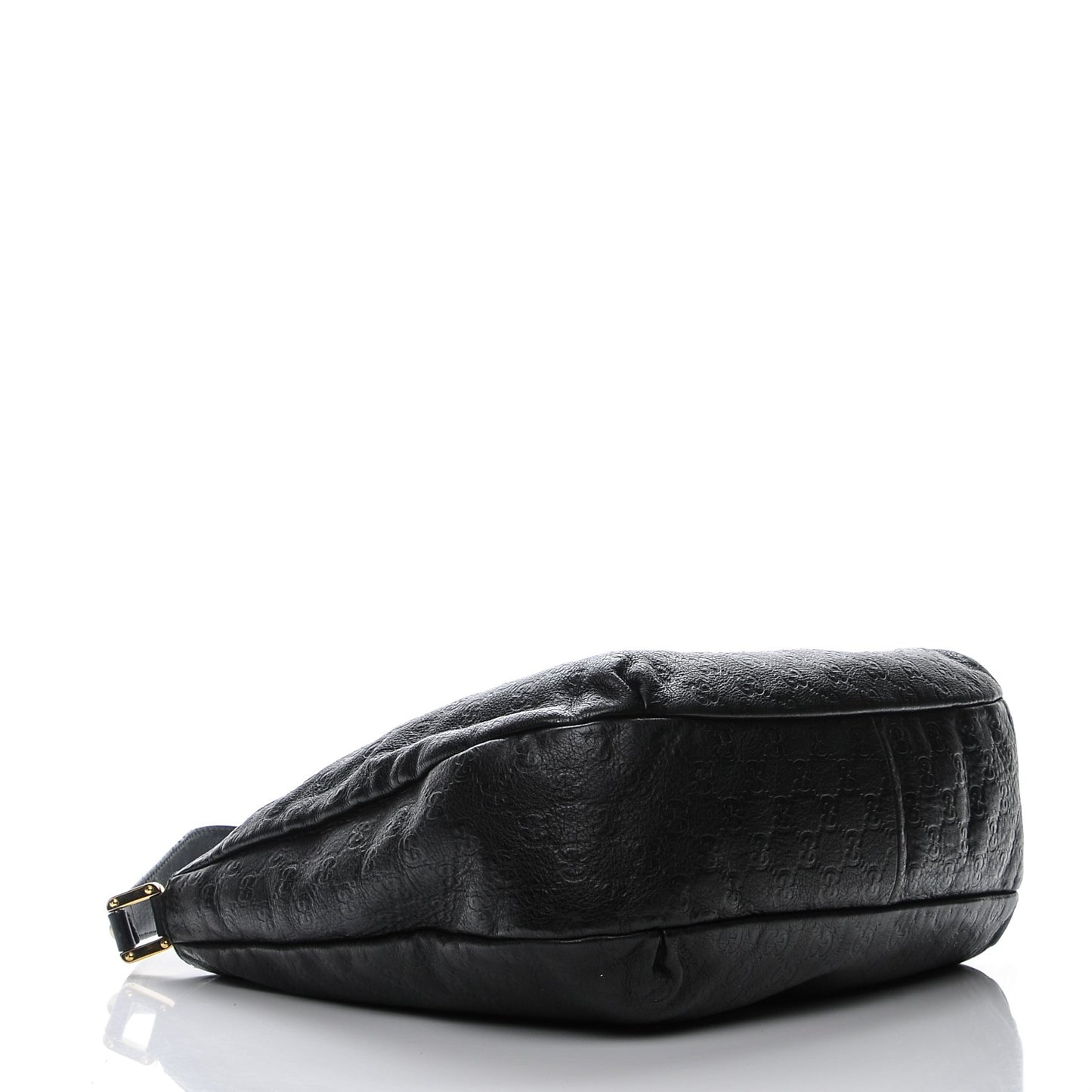 Guccissima Large New Ladies Web Hobo Black